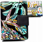 Women's genuine leather wallet Rovicky R-N109-ART-18