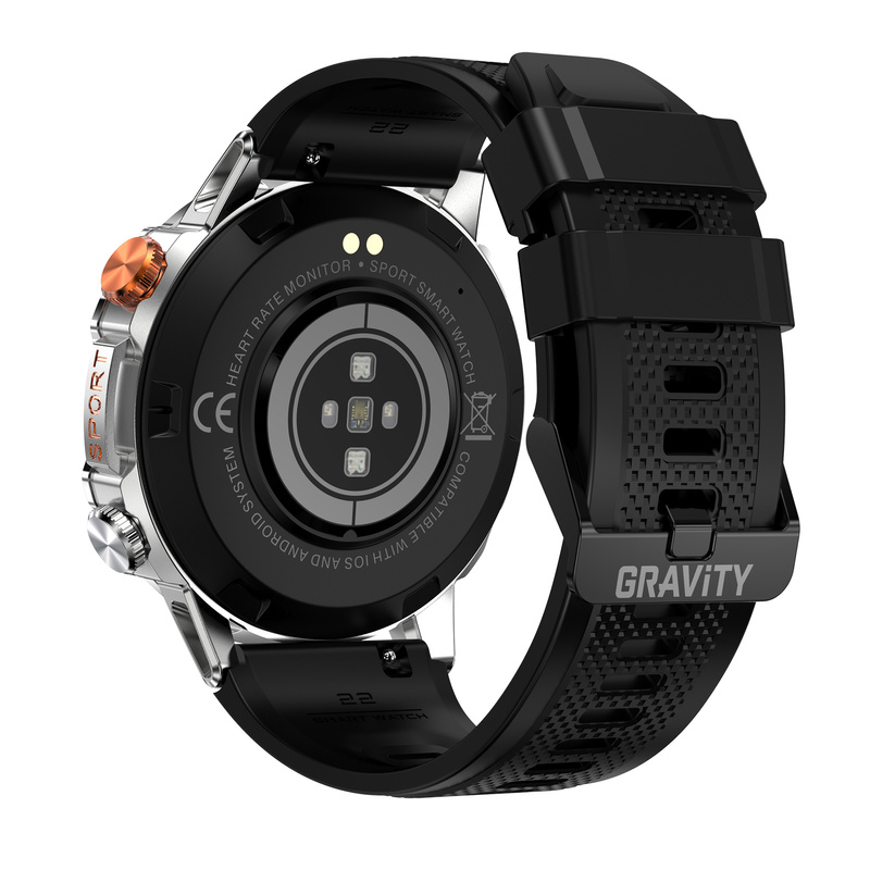 GRAVITY GT20-2 MEN'S SMARTWATCH - AMOLED, ADDITIONAL BELT (sg024b)