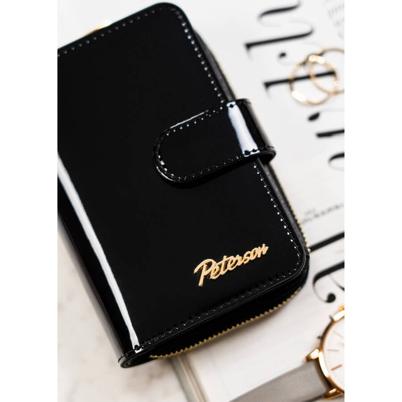 Leather wallet RFID PETERSON PTN 1N-602