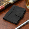 Beltimore leather slim card document case Black G78