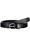 TOMMY HILFIGER LEATHER BELT WOMAN BLUE