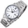 Men's steel watch with date by CASIO