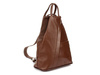 Spacious stylish leather shoulder bag and purse