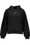 CALVIN KLEIN SWEATSHIRT WITHOUT ZIP WOMAN BLACK