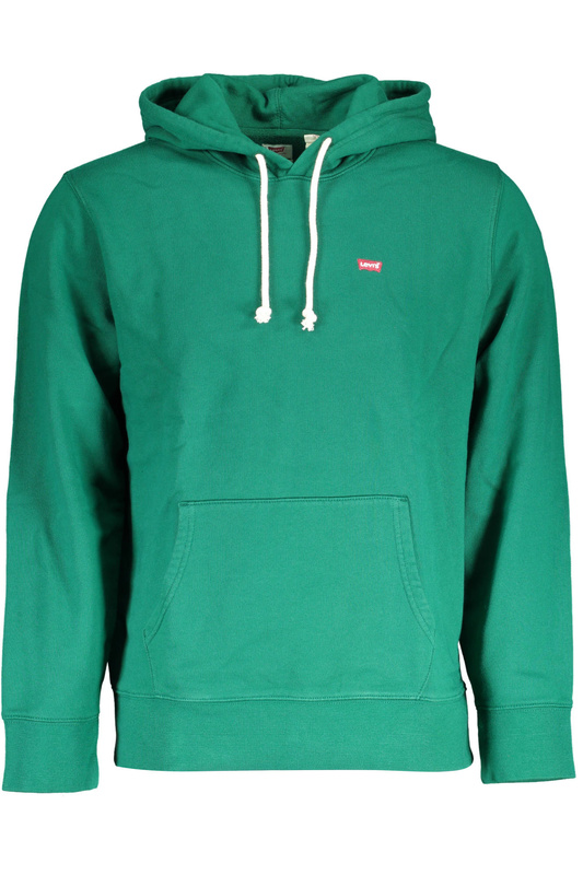 LEVI&#39;S MAN GREEN SWEATSHIRT WITHOUT ZIP