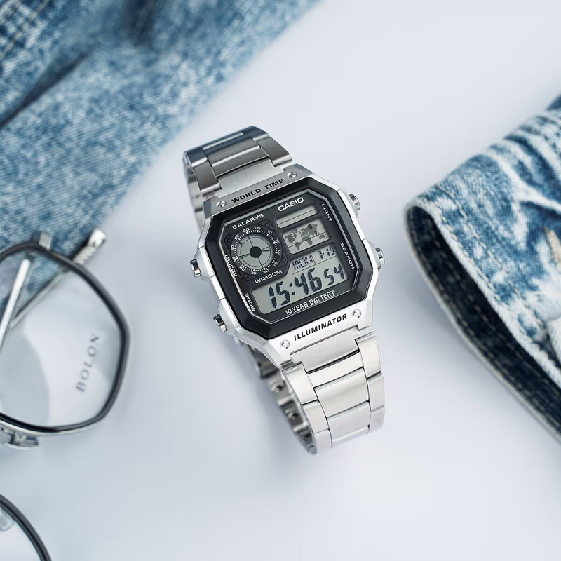 ZEGAREK MĘSKI CASIO AE-1200WHD-1A (zd159a) + BOX