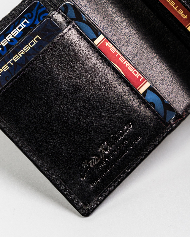 Leather's wallet RFID PETERSON PTN 2517-BO