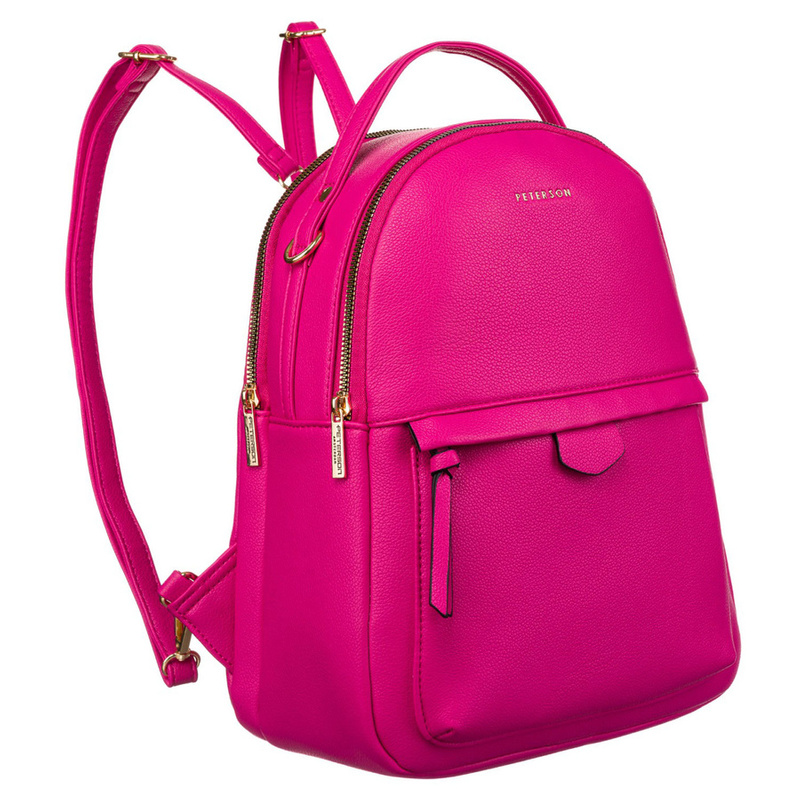 Leatherette bagpack PETERSON PTN F3606