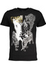 CAVALLI CLASS HERREN-KURZARM-T-SHIRT SCHWARZ