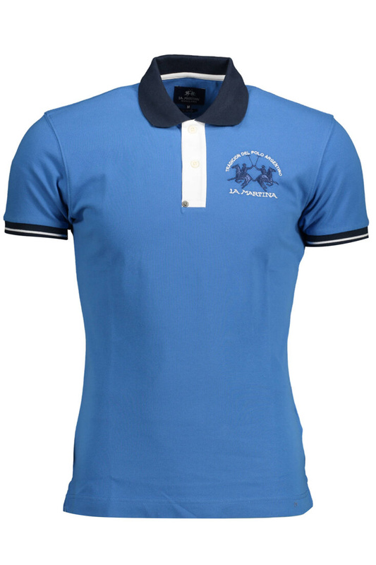 LA MARTINA POLO KURZARM HERREN BLAU