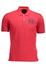 LA MARTINA MEN&#39;S RED SHORT SLEEVED POLO SHIRT