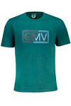 GIAN MARCO VENTURI GREEN MEN&#39;S SHORT SLEEVED T-SHIRT