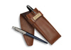 Leather men's pen case SA12 LIGHT BROWN