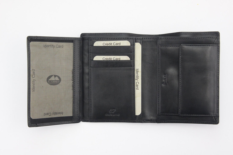 Men's genuine leather wallet EL FORREST 861-29 RFID