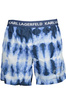 KARL LAGERFELD BEACHWEAR PARTEA DE COSTUM DE BAIO SUB MAN ALBASTRU