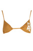 KARL LAGERFELD BEACHWEAR SWIMSUIT TOP WOMAN BROWN