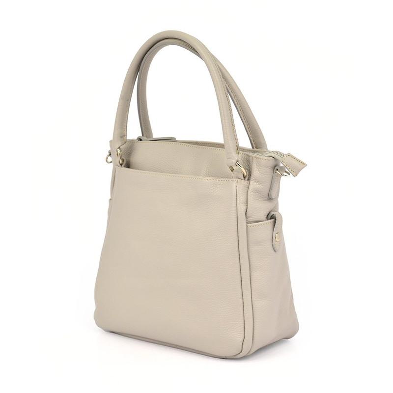 Classic, beautiful, roomy leather women's shopper bag