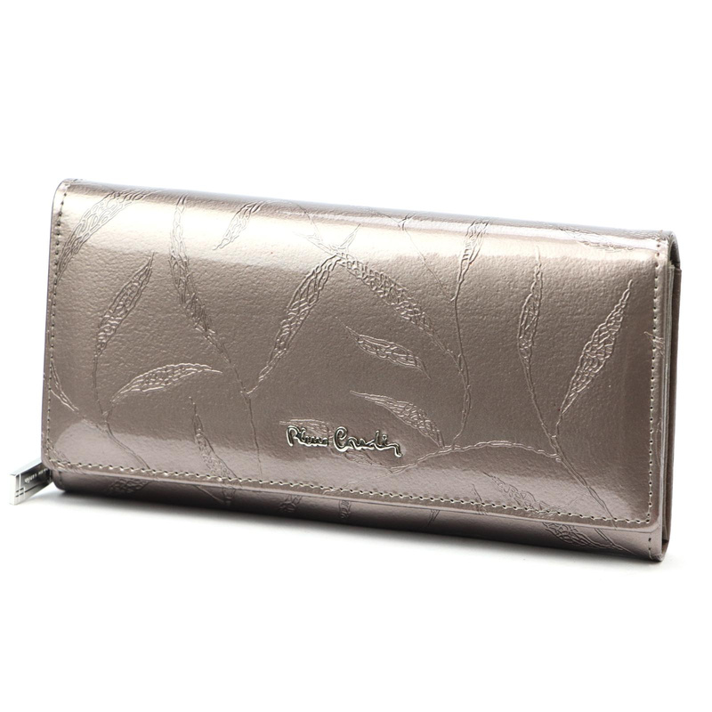 Women's wallet with decorative leaves by Pierre Cardin