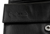 Women's leather wallet large horizontal with earworm RFiD black BELTIMORE 038