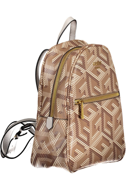 GUESS JEANS WOMAN BROWN BACKPACK