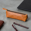 Leather men's pen case SA12 DEEP RED