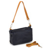 A sleek and roomy leather shoulder bag