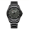 Graphite men's watch bracelet large solid Perfect M118