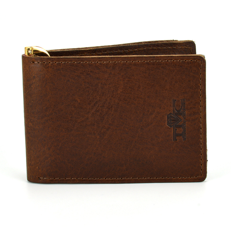 Card holder, small men's leather wallet with RFID