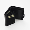 EL FORREST men's leather zip-up wallet with RFID