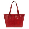 Women's leather elegant shoulder shopper bag