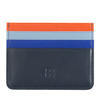 Credit card holder multicolor by DUDU made in soft calfskin Nappa leather with 6 pockets. Ultra slim design, only 4 mm, and unique lightness