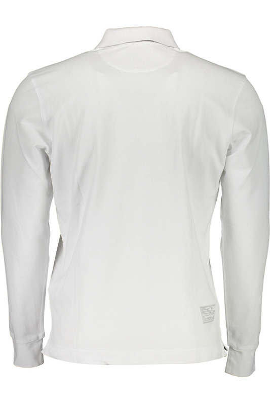 LA MARTINA MEN&#39;S WHITE LONG SLEEVE POLO SHIRT