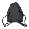 Grey Women's leather backpack bag 2-in-1 Baltimore 019