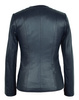 Stylish fashionable Bukowski leather jacket with pleats