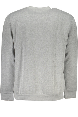 CAVALLI CLASS GRAUES REISSVERSCHLUSS-SWEATSHIRT FÜR MÄNNER