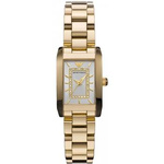 Stylish women's watch with cubic zirconia by ARMANI