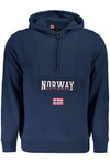 NORWEGEN 1963 BLAUES HERREN-SWEATSHIRT MIT REISSVERSCHLUSS