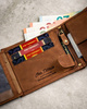 Peterson Leather Men's Wallet and Keychain Set