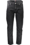 TOMMY HILFIGER MEN&#39;S BLACK DENIM JEANS