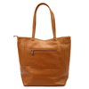 Large leather women's Gregorio shoulder shopper bag