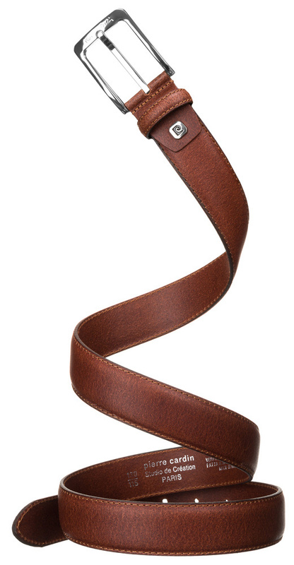 Leather's belt PIERRE CARDIN 9025 NERO