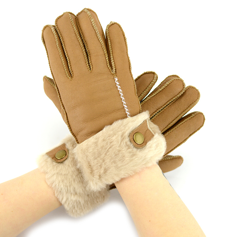 Fünf-Finger-Leder-Isolierhandschuhe