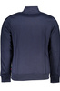 GIAN MARCO VENTURI MEN&#39;S BLUE ZIP SWEATSHIRT