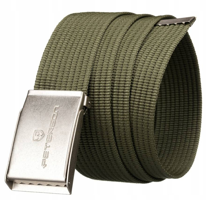 Web belt PETERSON PTN SILV-GREEN-2