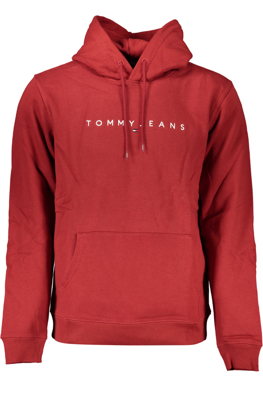 TOMMY HILFIGER HERREN-SWEATSHIRT MIT ZIP-OUT IN ROT