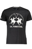 LA MARTINA BLACK MAN SHORT SLEEVE T-SHIRT