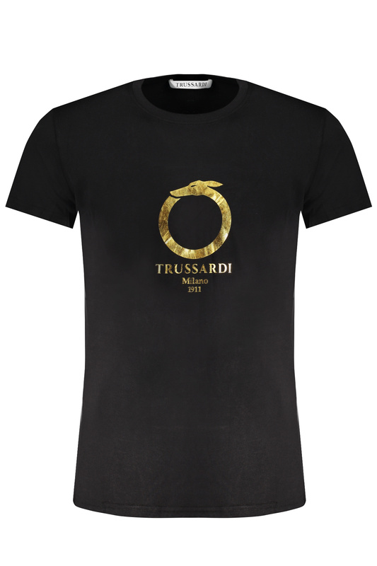 TRUSSARDI HERREN-KURZARM-T-SHIRT SCHWARZ