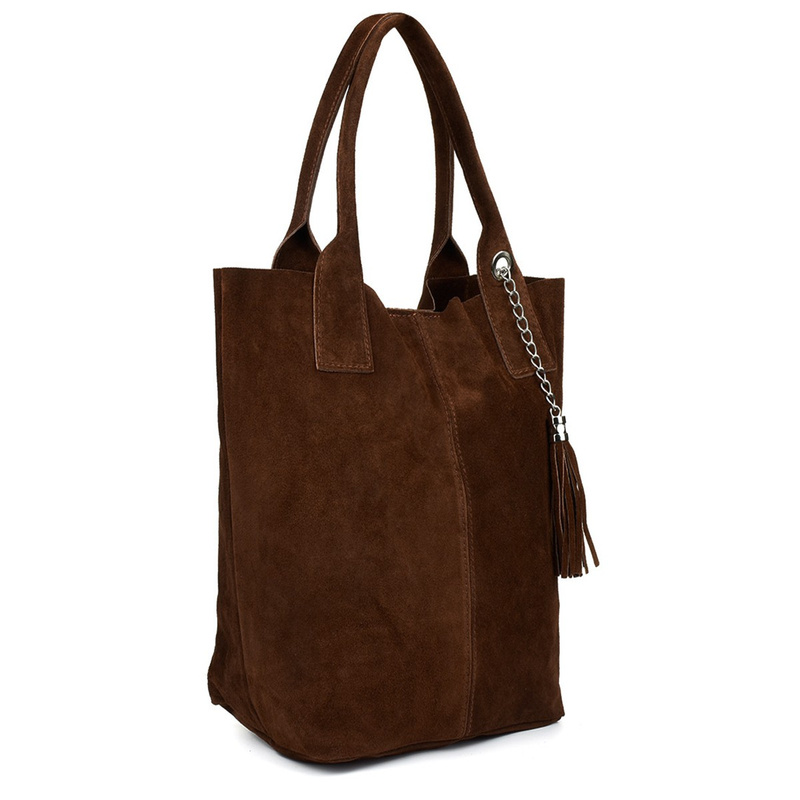 Large leather bag large A4 bag with a dark brown L82 sachet