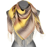 Yellow Large Women's Cotton Warm Neck Scarf REC-78