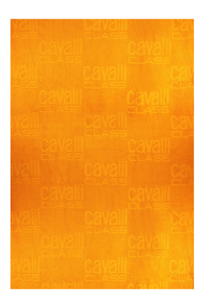 CAVALLI CLASS DAMEN-STRANDTUCH ORANGE